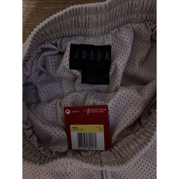 Nike Mens Gray Air Jordan Diamond Mesh Basketball Shorts Size Small NWT - Picture 3 of 3